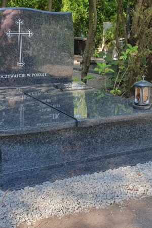 Podwójny nagrobek z granitu impala nr.2089