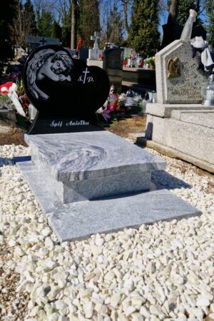 Nagrobek dziecięcy z aniołkiem, viscount white / szwed nr.2253