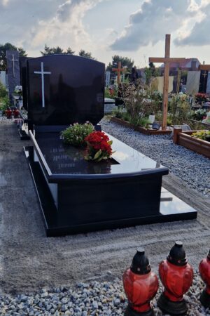 Nagrobek z granitu PREMIUM BLACK nr.2281