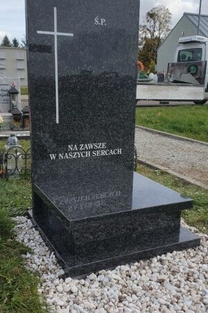 Nagrobek urnowy z granitu impala nr.2054