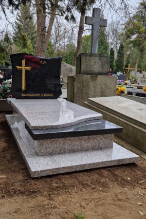 Nagrobek granitowy, brąz królewski / impala dark nr.929