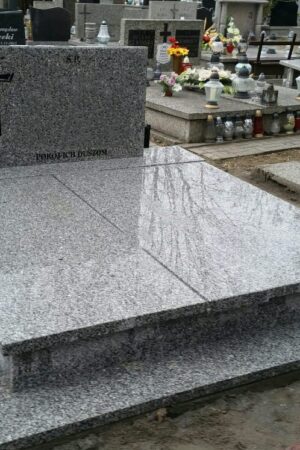Nagrobek na grobowiec podwójny, granitu strzegomski nr.1099