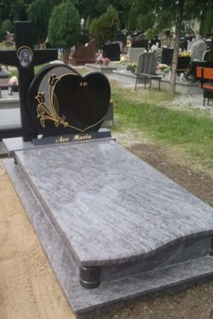 Nagrobek na grób murowany z granitu orion / szwed nr.429