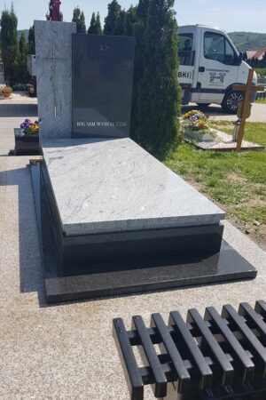 Nagrobek na grób murowany, granit viscount / impala nr.1834