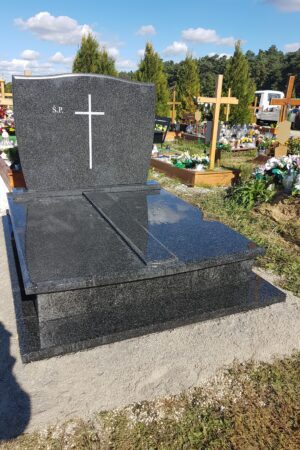 Nagrobek podwójny z granitu impala nr.1777